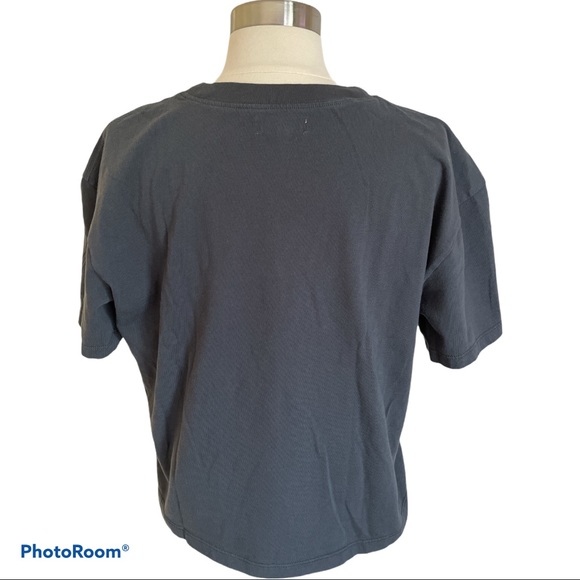 Madewell Easy Crop Tee in Onyx - Picture 2 of 5